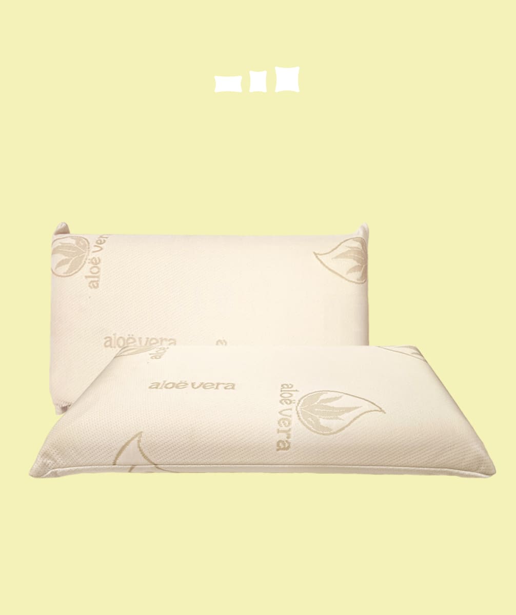 10 Almohada Viscoelástica 100% Aloe Vera