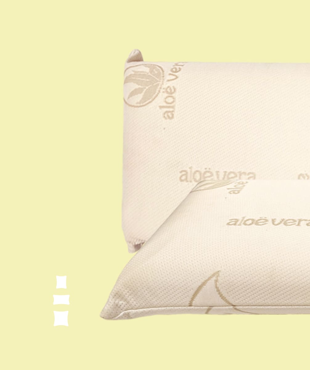 10 Almohada Viscoelástica 100% Aloe Vera