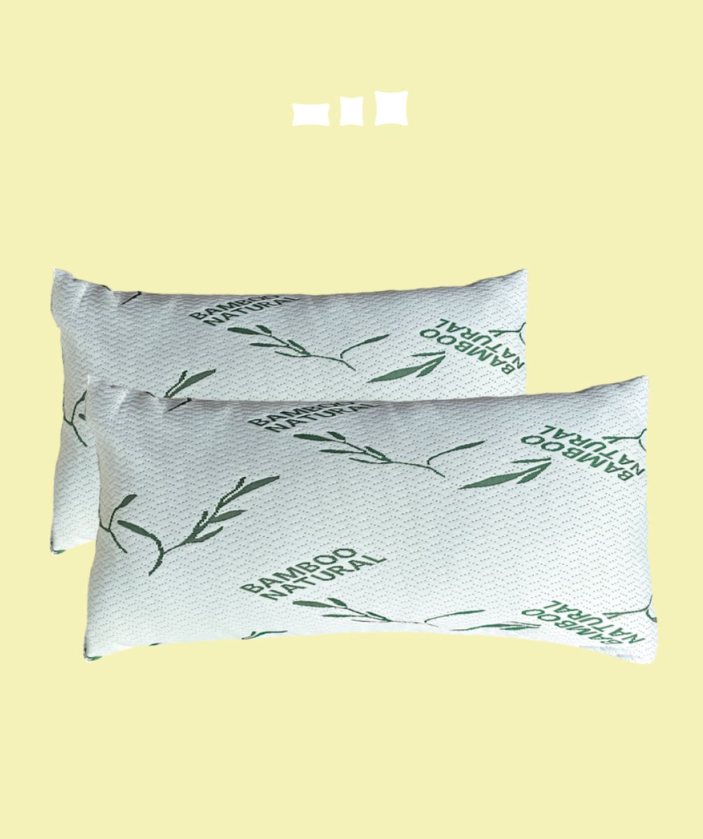 09 Almohada Bamboo Natural Fibra Hueca Siliconada