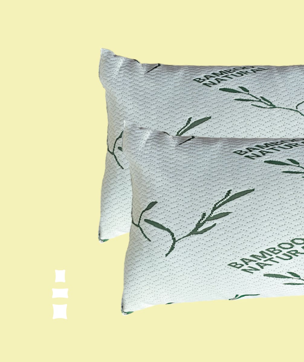 09 Almohada Bamboo Natural Fibra Hueca Siliconada