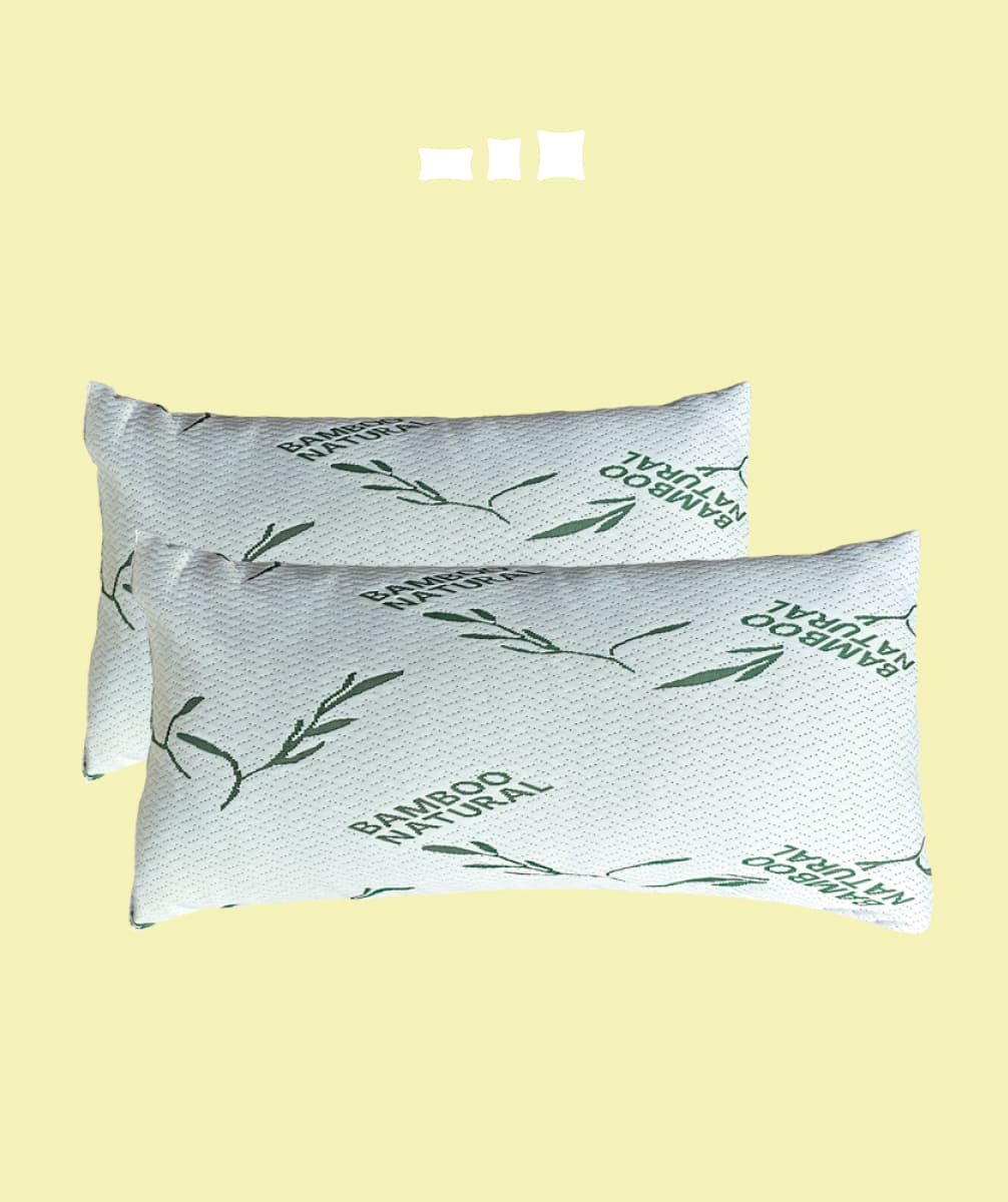 06 Almohada Bamboo Natural Mixta Fibra - Copos Visco