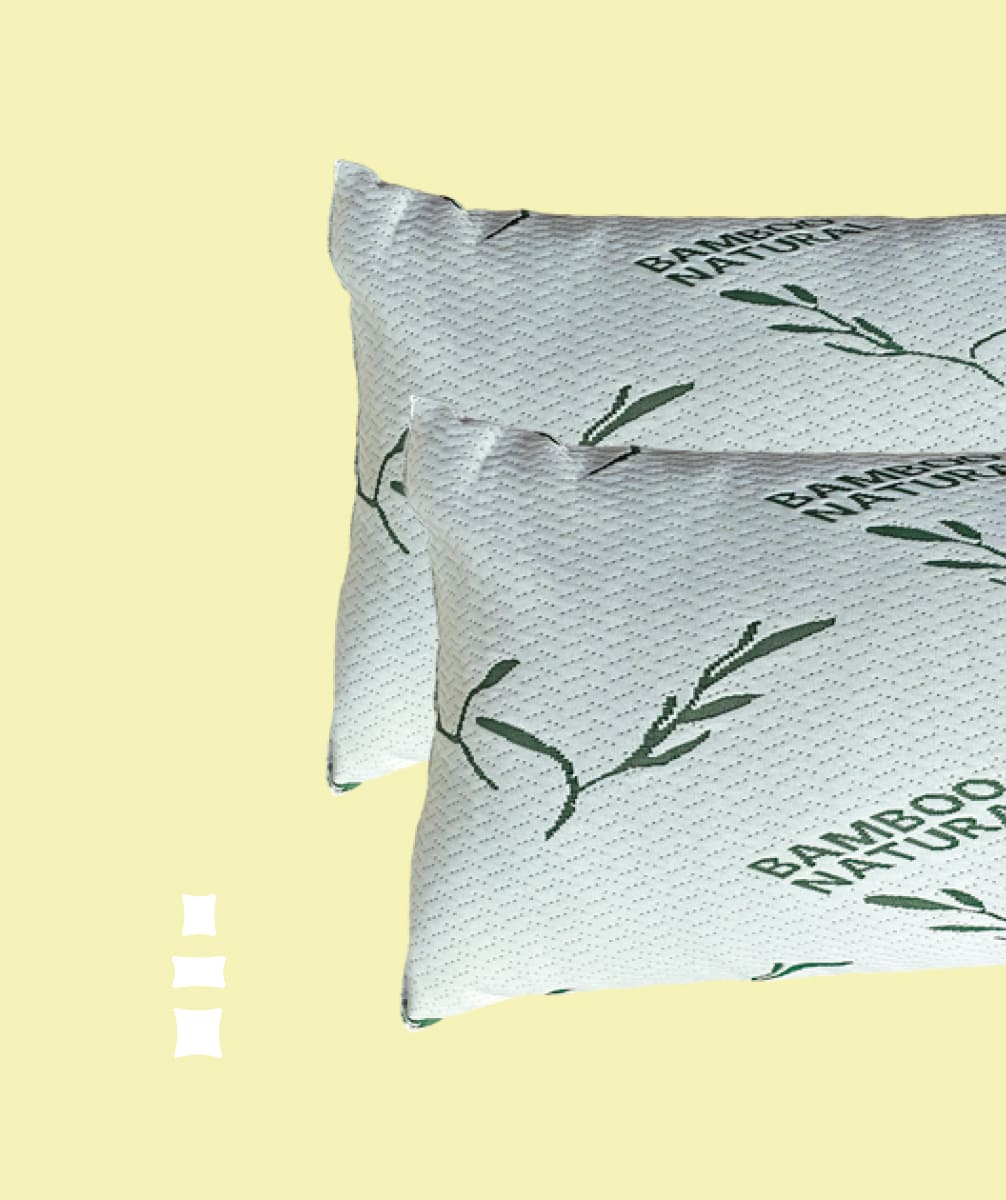 06 Almohada Bamboo Natural Mixta Fibra - Copos Visco