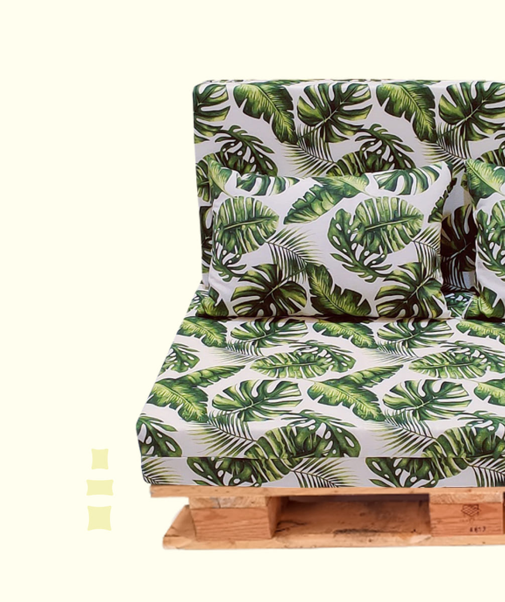 Cojín para Palets Espuma Palmeras