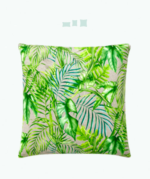 003 Funda para Cojín Estampados Tropicales