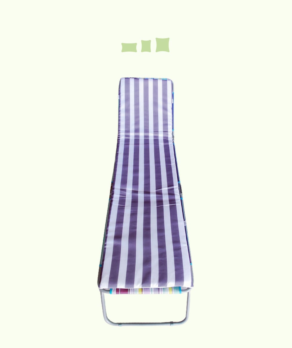 Cojín para Tumbona 180x50x3 Rayas