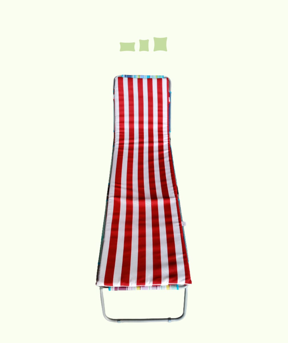 Cojín para Tumbona 180x50x3 Rayas
