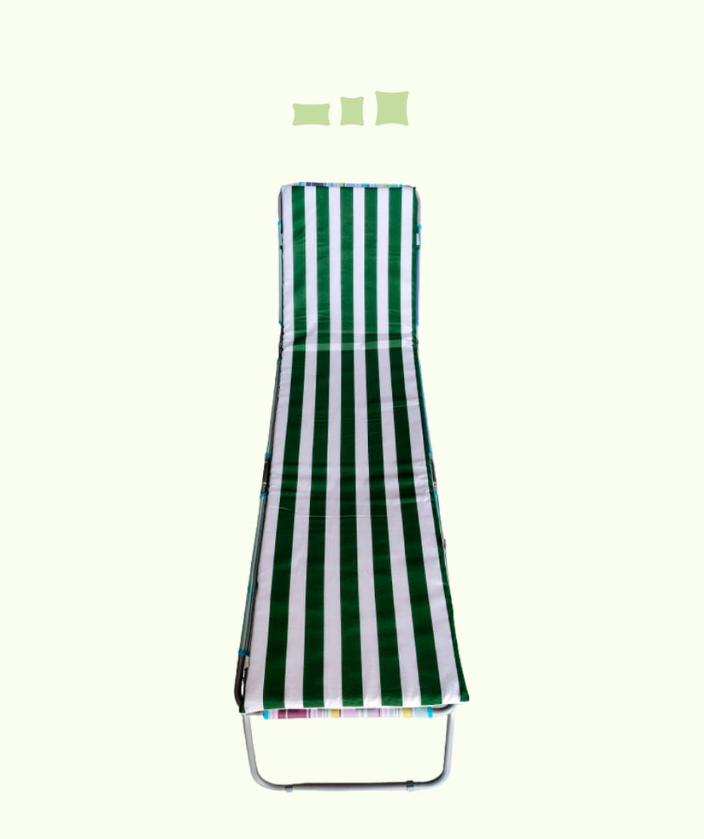 Cojín para Tumbona 180x50x3 Rayas