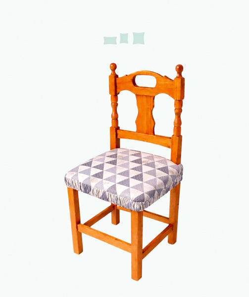 038 Cojín Asiento Ajustable Silla Rombos Gris