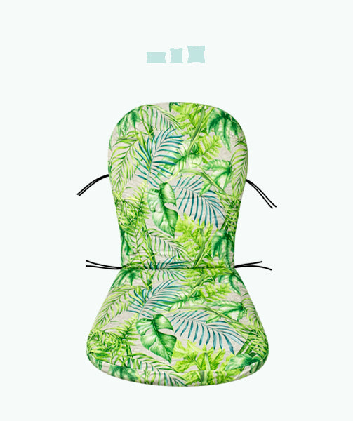 043 Cojín para Silla con Respaldo modelo Guitarra Estampados Tropicales