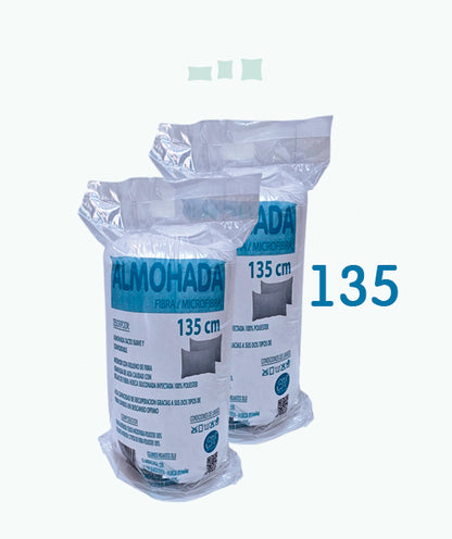 01 Almohada Fibra Doble Confort