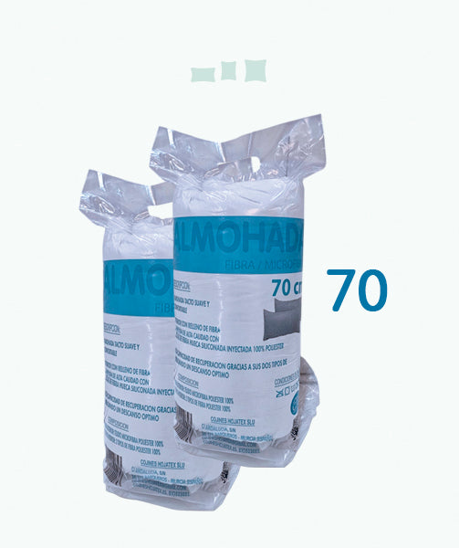 01 Almohada Fibra Doble Confort
