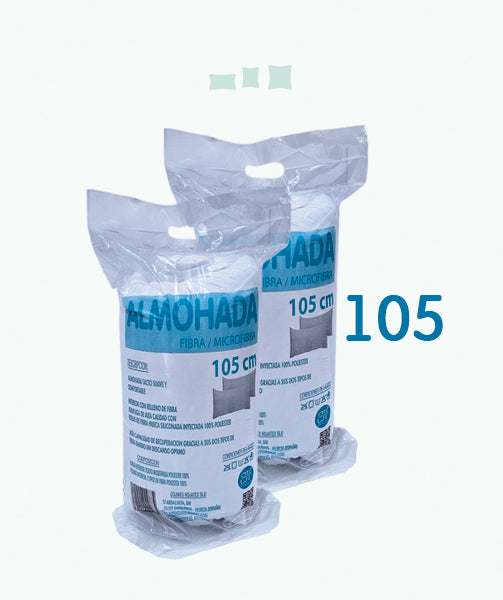 01 Almohada Fibra Doble Confort