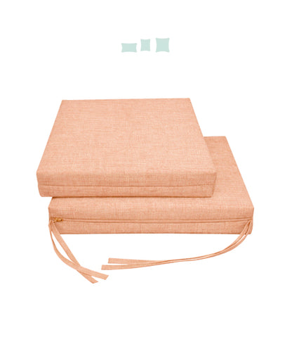 022 Cojín Asiento Silla  Acolchado Loneta Liso 01