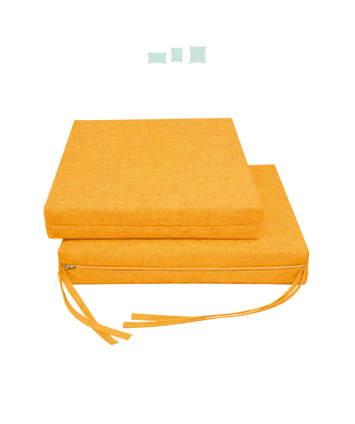 022 Cojín Asiento Silla  Acolchado Loneta Liso 01