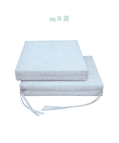 022 Cojín Asiento Silla  Acolchado Loneta Liso 01