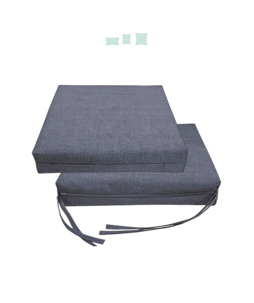 022 Cojín Asiento Silla  Acolchado Loneta Liso 01