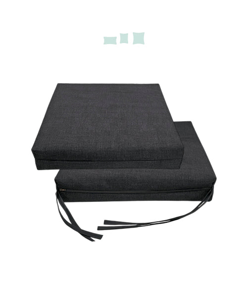 022 Cojín Asiento Silla  Acolchado Loneta Liso 01