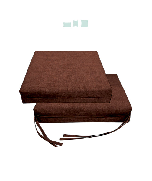 022 Cojín Asiento Silla  Acolchado Loneta Liso 01