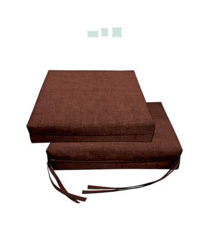 022 Cojín Asiento Silla  Acolchado Loneta Liso 01