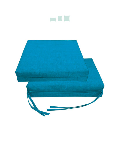 023 Cojín Asiento Silla  Acolchado Loneta Liso 02