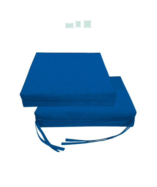023 Cojín Asiento Silla  Acolchado Loneta Liso 02