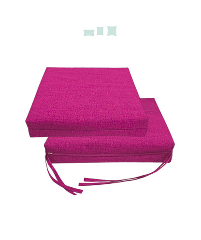 023 Cojín Asiento Silla  Acolchado Loneta Liso 02