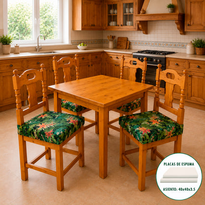 033 Cojín Asiento Ajustable Silla Tropicales