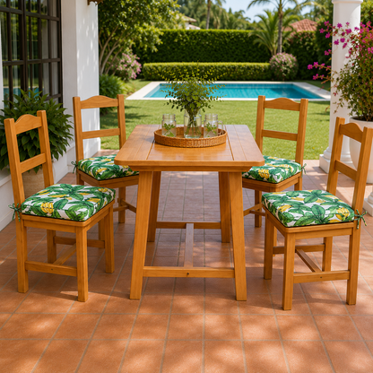 014 Cojín Asiento Silla Estampados Palmeras