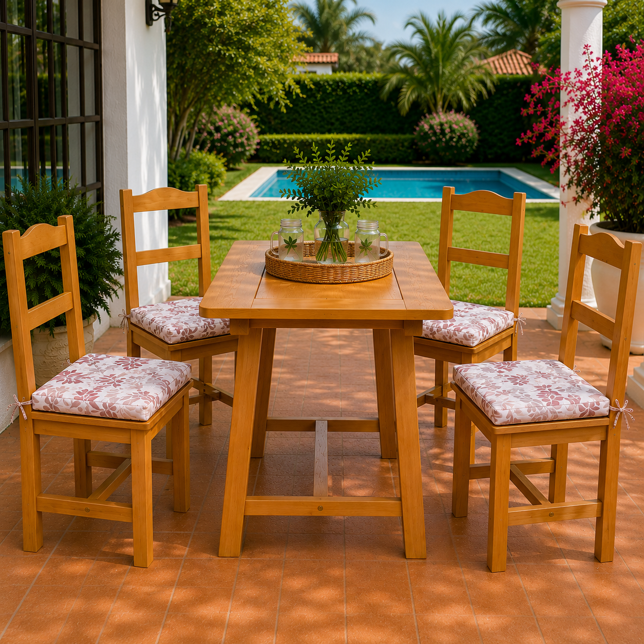 017 Cojín Asiento Silla Estampados Valeria