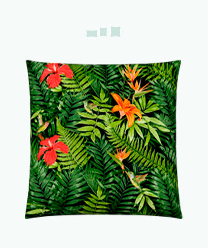 003 Funda para Cojín Estampados Tropicales